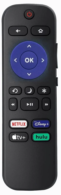 Universal Remote for Roku TV, Compatible with TCL/Philips/JVC/RCA/Magnavox/Sanyo/LG/Haier/ONN Roku TVs (Not for Stick and Box)