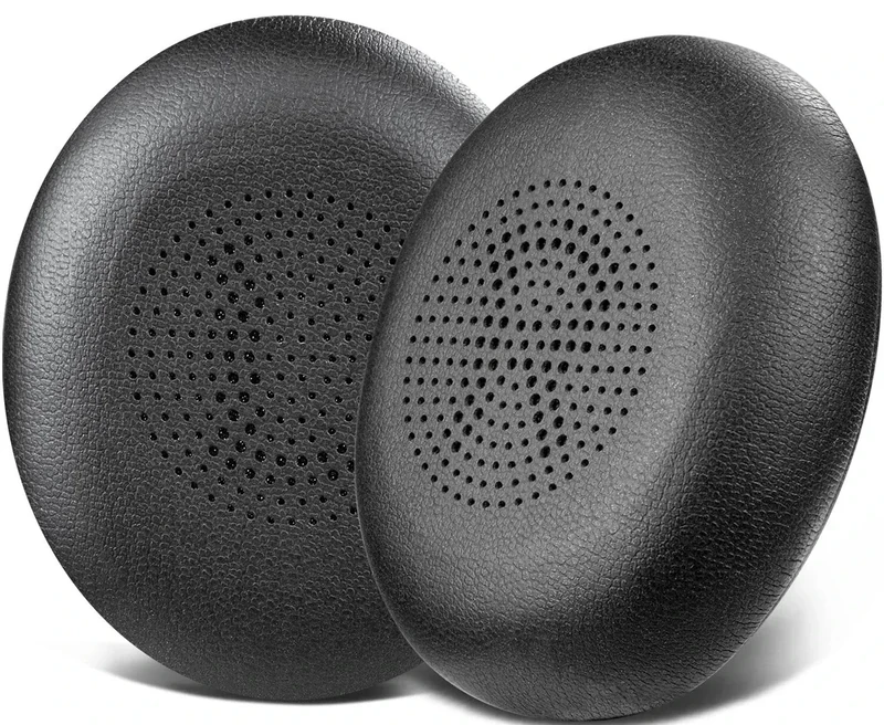 SOULWIT Earpads Replacement for Jabra Evolve2 65 (Evolve 2 65MS 65UC MS UC)/Evolve2 40 (40UC 40MS USB)/Elite 45h On-Ear Wireless Headset, Ear Pads Cushions with Softer Protein Leather - Black