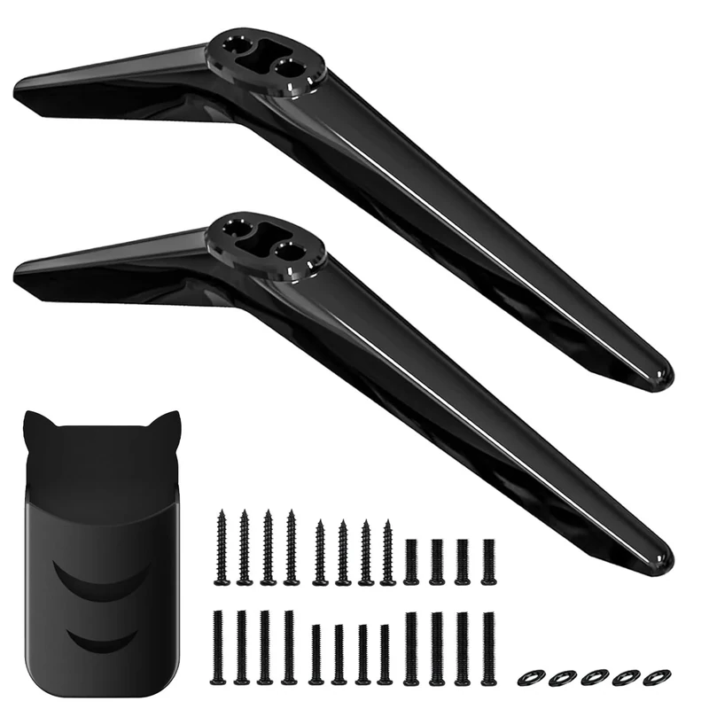 Stand for TCL TV Stand Legs Compatible with Select Models for 28 32 40 43 49 50 55 65 Inch for TCL TV Stand, for 28D2700 32S321 40S325 43S431 43S303 49S423 50S423 50S425 55S525, for TCL Roku TV Legs