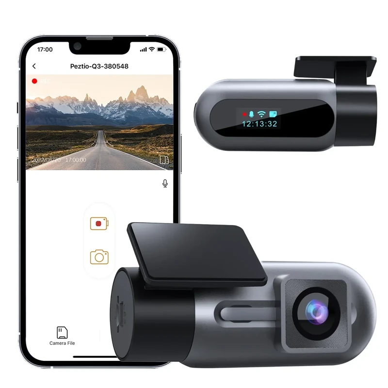 ARIFAYZ Dash Cam 1080P - Night Vision, Parking, Loop Sensor, 128GB