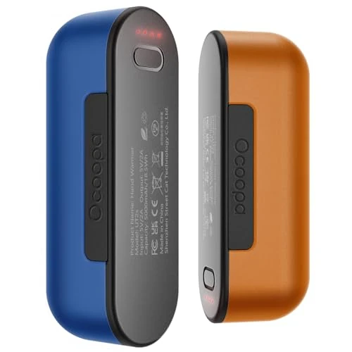 OCOOPA Hand Warmers Rechargeable 2 Pack, Magnetic Electric Handwarmer, 4 Levels Heat Up to 136℉, USB-C Portable Charger 10000mAh, Raynauds, Golf, Tech Gifts for Men, UT2s