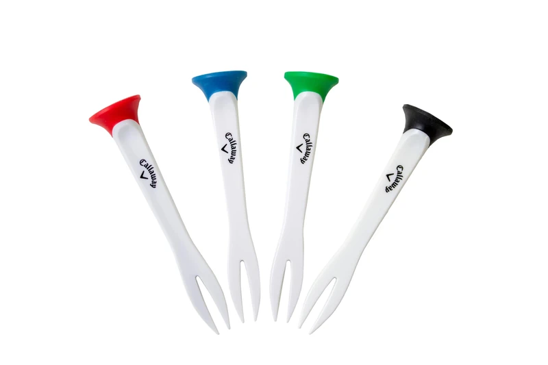 Callaway Par Tee Plastic Golf Tees, 4 Pack (Quick Fix), Assorted