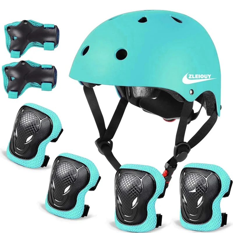 Adjustable Helmet for Ages 5-16 Kids Toddler Boys Girls Youth,Protective Gear with Elbow Knee Wrist Pads for Multi-Sports Skateboarding Bike Riding Scooter Inline skatings Longboard Roller Skate