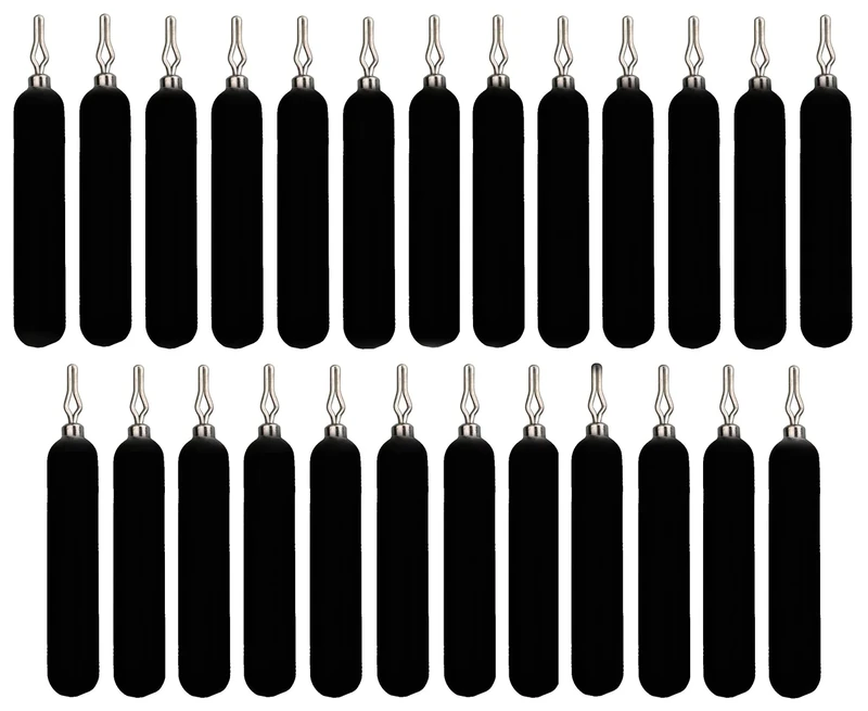 Reaction Tackle- Lead Drop Shot Weights - dropshot sinkers, 1/4 oz - Black