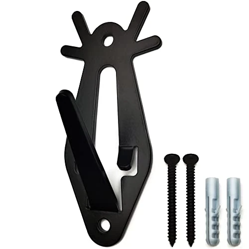 VMSIXVM European Mount Skull Hanger, Deer Skull Wall Hooker for Hanging Deer Head, Pronghorn and Other Smaller Animals, Euro Mount Hanger with Easy Install Kit for Indoor Outdoor