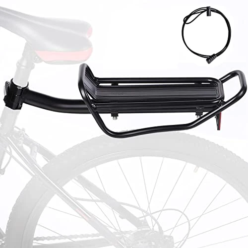 YONTUO Rear Bike Rack,Bike Cargo Rack w/Fender & Large Size Reflective,Universal Adjustable Bike Lugga...
