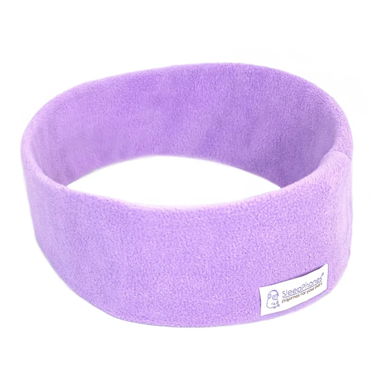 SleepPhones Wireless Sleep Headphones by AcousticSheep V8 | 24-Hour Battery | Original and Most Comfortable Bluetooth Headphones for Sleeping (Medium, Quiet Lavender Fleece) - Image 1