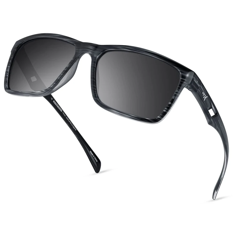 KastKing FlatRock Polarized Sport Sunglasses for Men and Women, Ideal for Driving Fishing Cycling Running, UV Protection