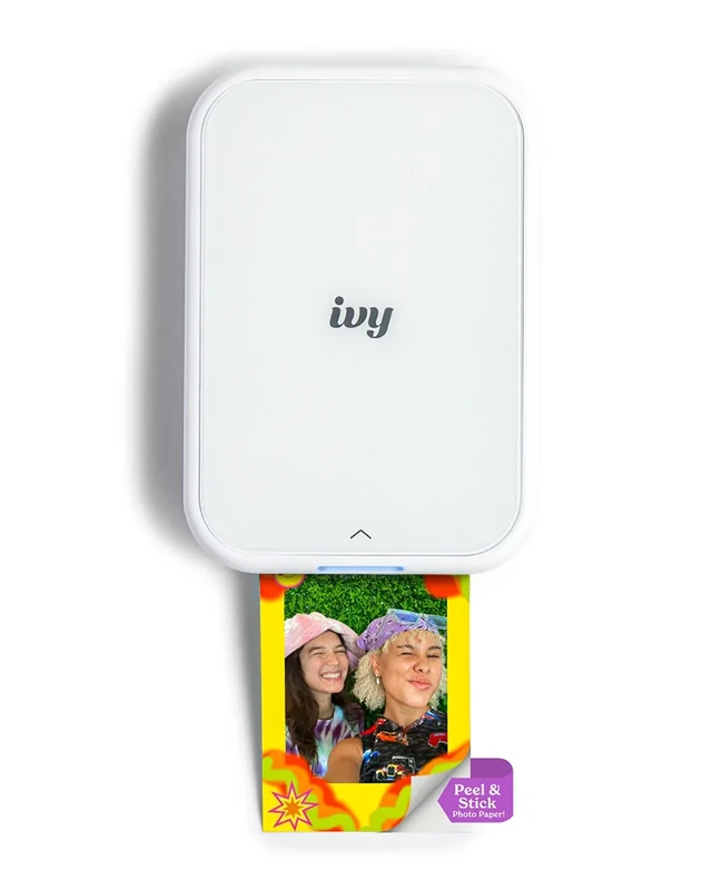 Canon Ivy 2 Mini Photo Printer - Pocket Size, ZINK Prints, Pure White