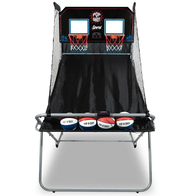 Pop-A-Shot Official Dual Shot Sport Arcade Basketball Game (Black and Blue)
