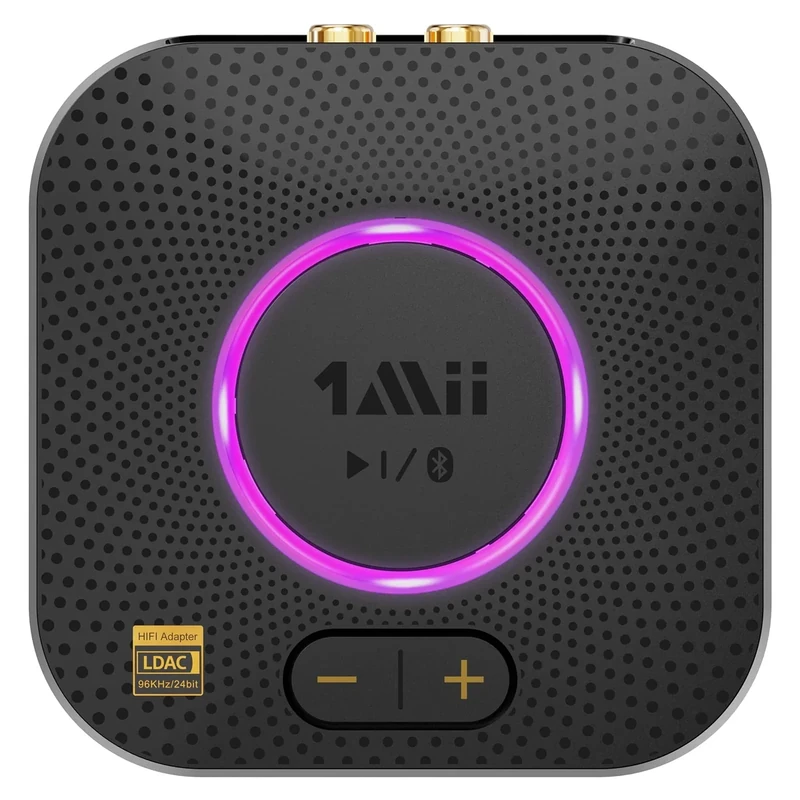 1Mii B06S+ Bluetooth Receiver - LDAC, aptX HD, Latency, RCA/3.5mm