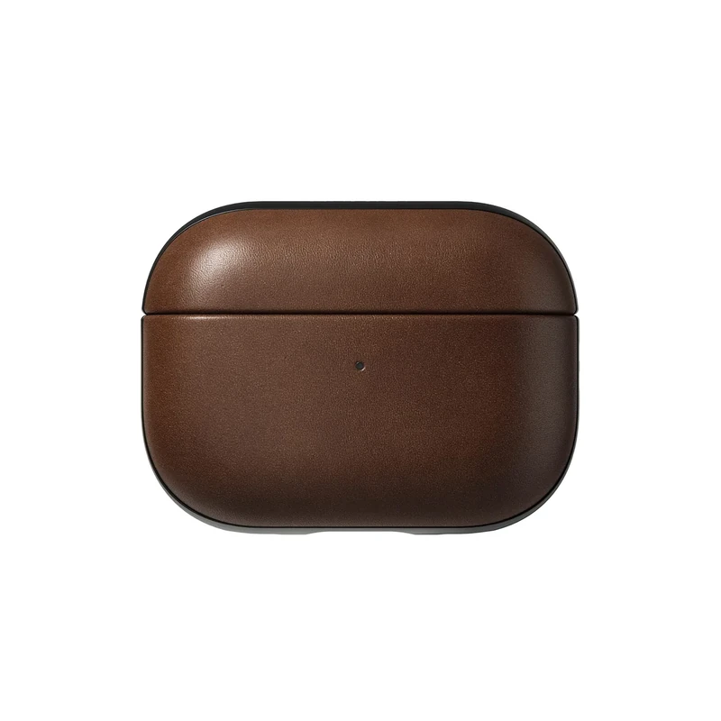 Nomad Modern Leather Case for Airpods Pro (2nd Generation) | Nomad Leather | Brown