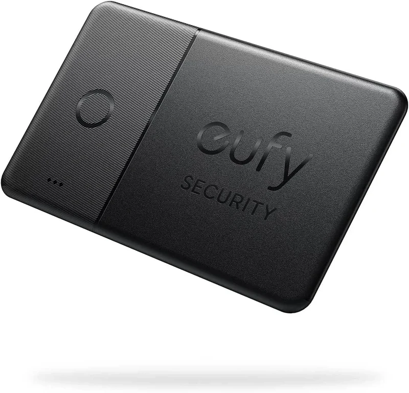 eufy Security SmartTrack Card E30 (Black, 1-Pack), Works with Apple Find My (iOS Only), Wallet Tracker, Phone Finder, Up to 3-Year Battery Life(Android Not Supported), Water Resistant