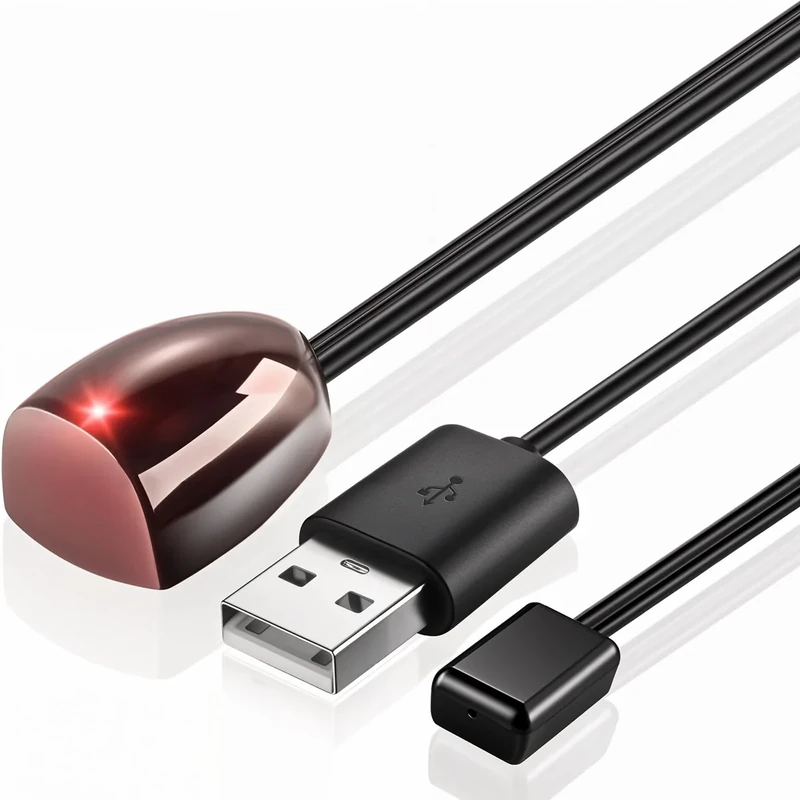 Herfair IR Repeater Kit - 49FT USB Powered Extender, 10FT Cable