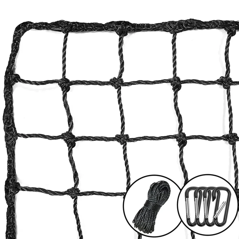 AOLIGEIJS Baseball Softball Backstop Nets,Sports Net,Sports Netting Barrier,Sports Netting for Backyard,Twisted Knotted PE Net