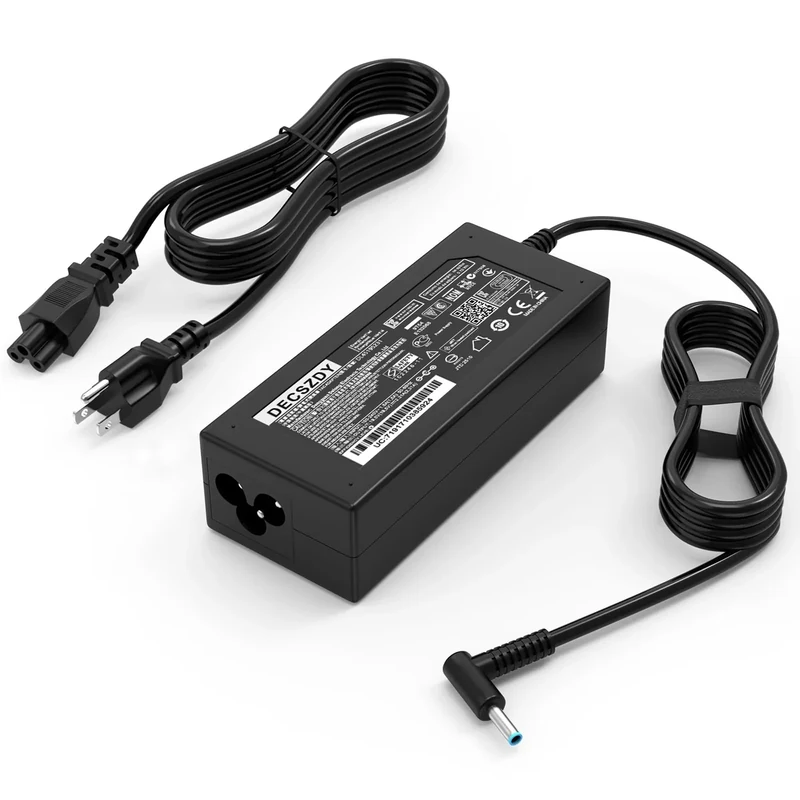 DECSZDY 45W HP Laptop Charger - Smart Blue Tip 19.5V Adapter