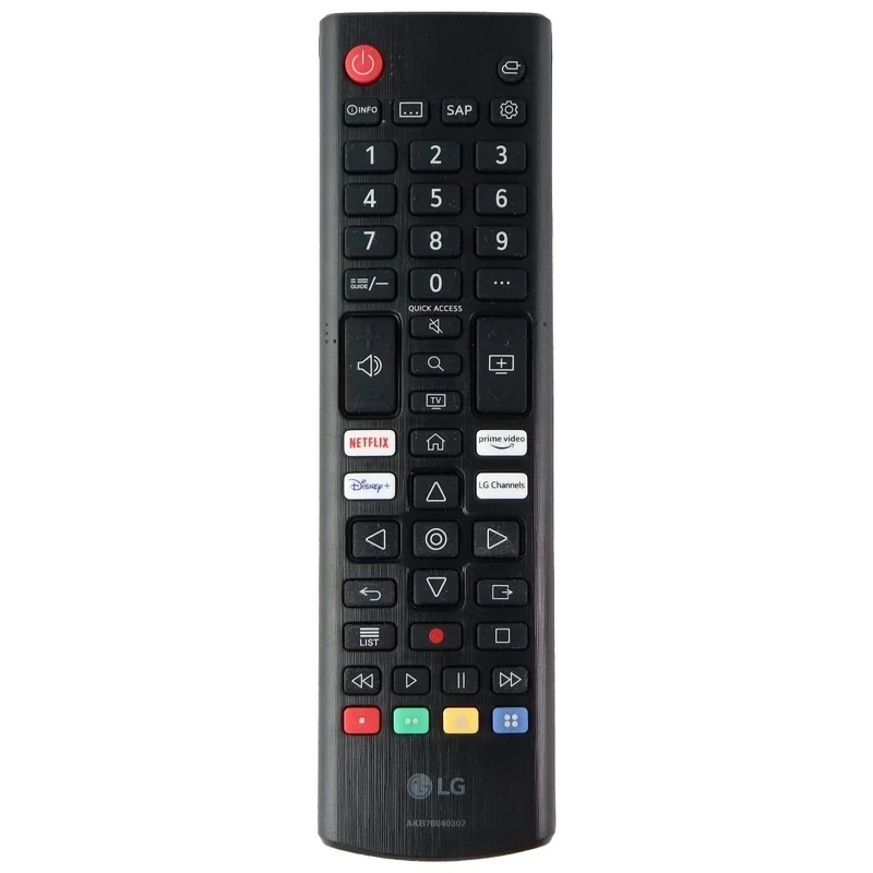 LG OEM Remote Control for Select TVs - Black (AKB76040302)