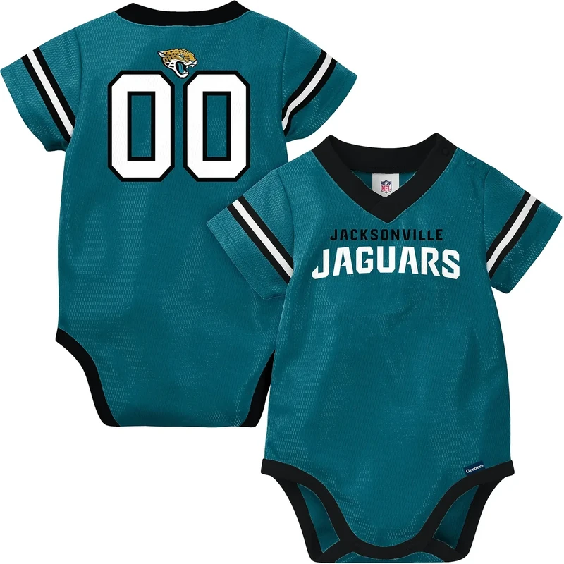 NFL Baby Boys' Dazzle Bodysuit, Jacksonville Jaguars, 0-3 Months