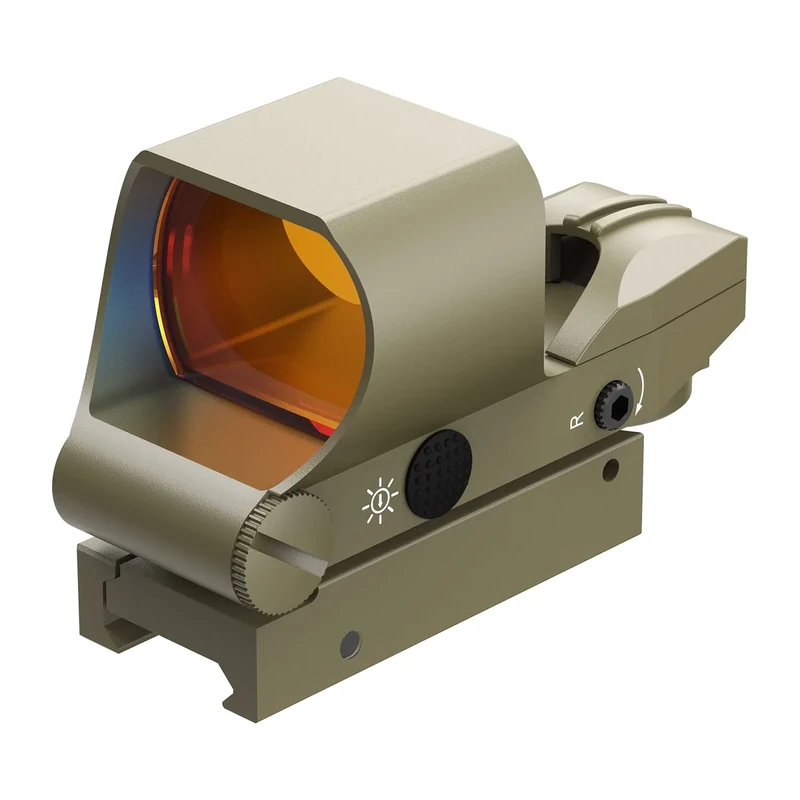 Feyachi RS-61 Reflex Sight, Multiple Reticle System Red Dot Sight with Picatinny Rail Mount