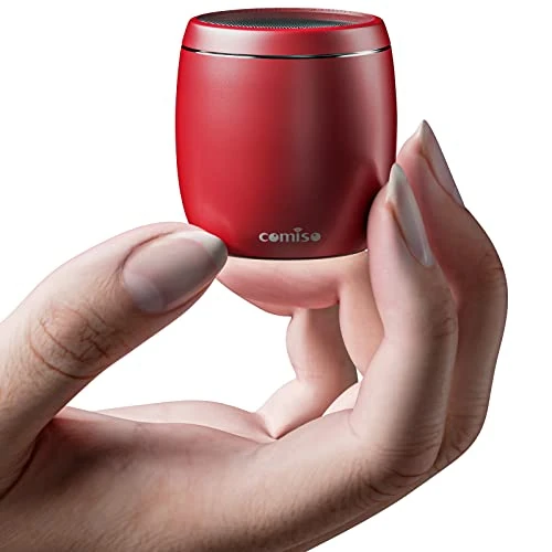 Bluetooth Small Speaker with HD Stereo Sound and Robust Bass. Mini Speaker with Built-in-Mic, Hands-Free Call, Portable Speaker with 12H Playtime. Bluetooth Speakers for iPhone, Hiking Biking Gift. - Image 1