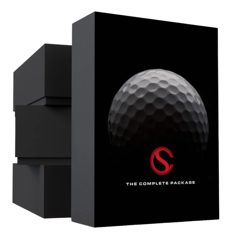 CADDYSACK Golf Ball Holder Gift Set - Silicone Holder with 2 Balls, Ball Marker, Towel & Carabiner - Funny Gift, Golf Club Bag Accessory - Ideal for Tournament Prizes, Special Occasions