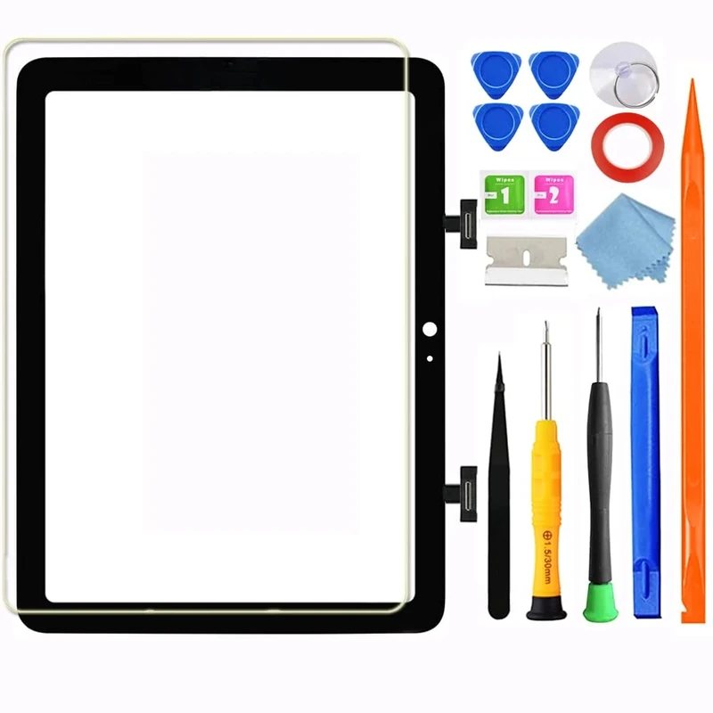 for iPad 10 (10th Generation) || iPad (A16) A2696 A2757 A3354 A3355 A2777 Screen Replacement Digitizer Touch Glass Kits, fit iPad 10th Gen (2022) 10.9 Inch || iPad A16 (2025) 11 inch, Full Repair Sets, [NO fit PRO/Air, Without LCD]