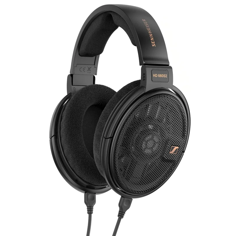 Sennheiser HD 660S2 - Audiophile Open-Back Over Ear Headphones with Deep Bass Extension and Refined Acoustic Performance, Over-Ear Headphones for PC, Music, Gaming, Podcasts, Premium Black