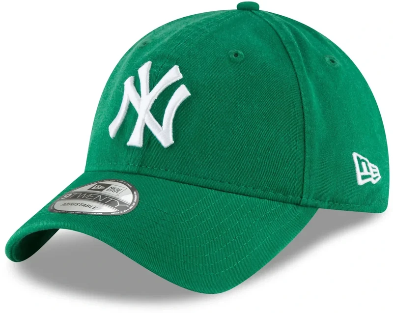 New Era MLB Core Classic 9TWENTY Adjustable Hat Cap One Size Fits All (New York Yankees Green)