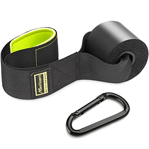 Manificent Door Anchor for Resistance Bands, Heavy Duty Padded Door Anchor System Door Hook, Must-Have Workout Exercise Bands Attachment Compatible for Loop Bands, Resistance Tube