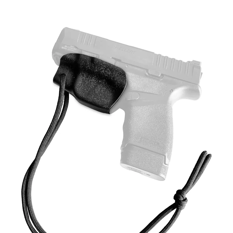 ClipDraw Trigger Sheath Trigger Guard Holster Black with Paracord (Springfield PRO Hellcat)