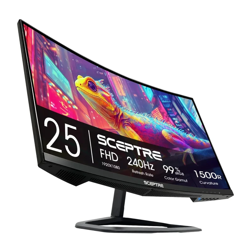 Sceptre Curved 24.5" Gaming Monitor - 240Hz, 1080p, 1ms, FreeSync