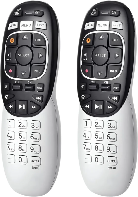 2 Pack Buck AT&T DirecTV RC73 IR/RF Universal Wireless Genie Remote – DirecTV Remote Control Replacement for HR20, HR21, HR34, HR44, HR54 DVR Satellite Dish Receivers & Streaming Devices