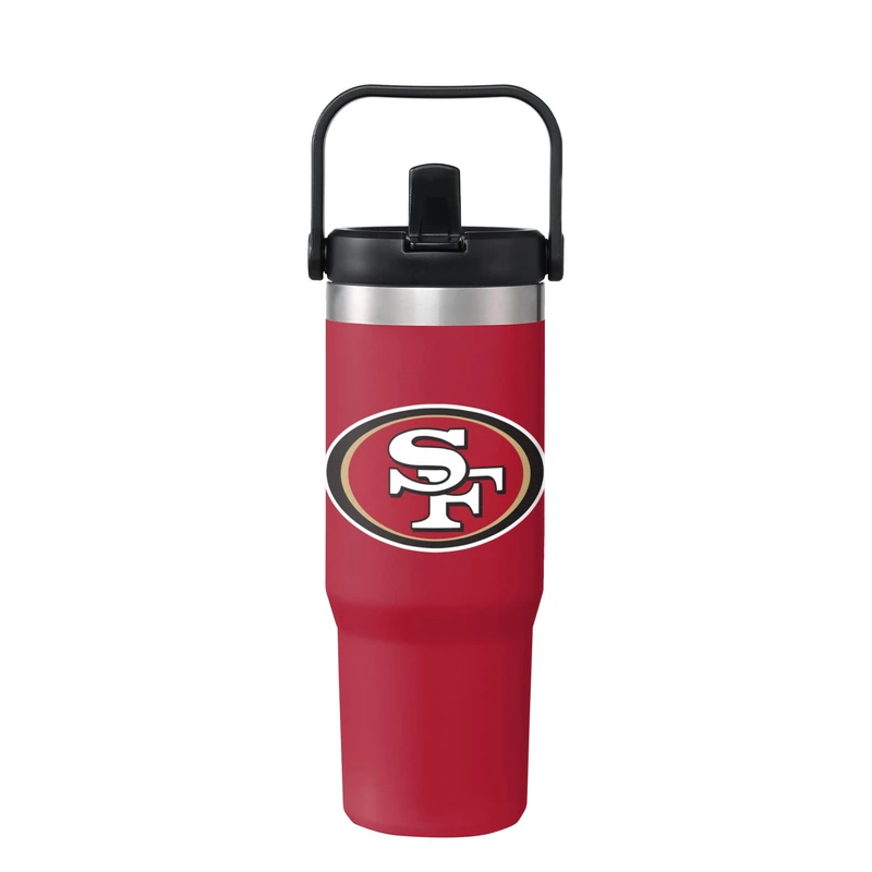 San Francisco 49ers NFL 30 oz Straw Tumbler