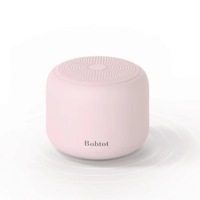 Bobtot Pink Portable Bluetooth Speaker - IPX5 Waterproof, 20h Battery