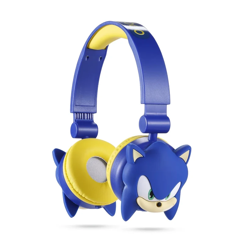 Sakar Sonic Hedgehog Kids Bluetooth Headphones - Safe Volume
