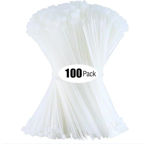 Zip Ties Heavy Duty 12 Inch,WLEAD 60lbs Tensile Strength Self-Locking Premium Nylon Cable Ties UV Resistant for Office,Garden,Indoor and Outdoor (100Pack)