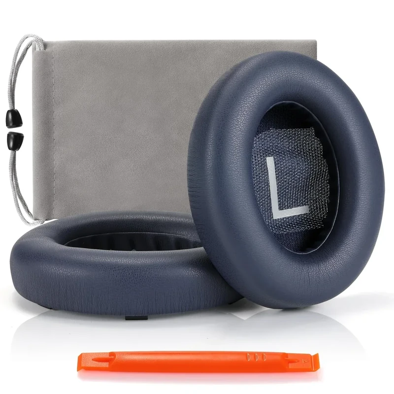 Cypher.V Replacement Ear Pads for Bose 700 NC700 - Blue Leather