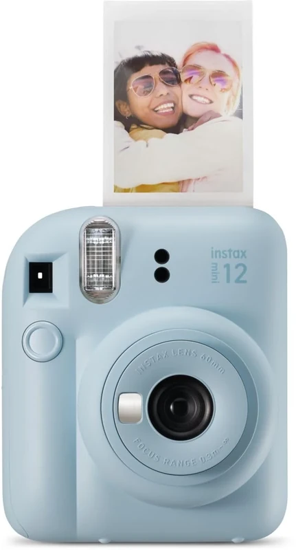 Fujifilm Instax Mini 12 Instant Camera - Pastel Blue, 2x3 Prints