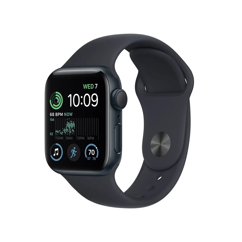 Apple Watch SE 2nd Gen 40mm GPS Midnight Aluminum - Renewed