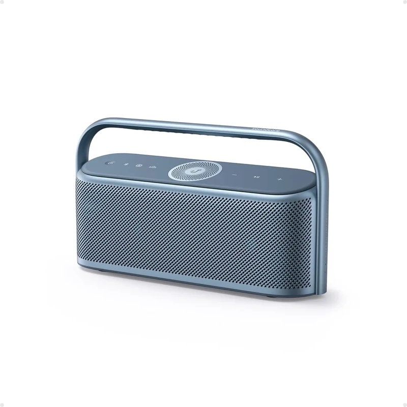 Soundcore Motion X600 Portable Bluetooth Speaker with Spatial Audio, 50W Sound, IPX7 Waterproof, Pro EQ, AUX-in, for Home, Office, Backyard and Bathroom Use (Blue)