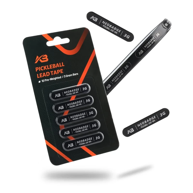 Neobadge Pickleball Lead Tape - Super High Adhesive Lead Tape - Designed Specifically for Pickleball Paddles - Building The Perfect Moment of Hitting a Ball can Make You a Better Player.