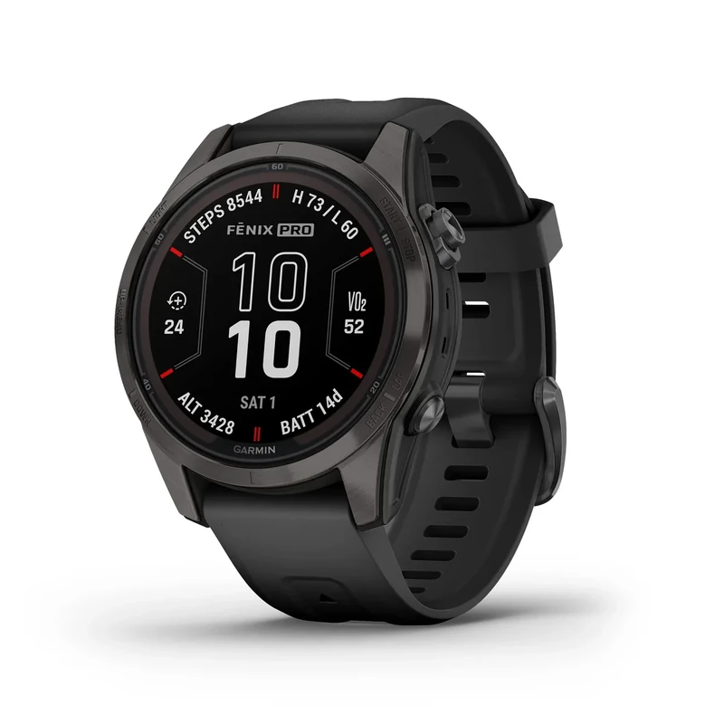 Garmin fenix 7S Pro Sapphire Solar GPS Smartwatch - 42mm Flashlight