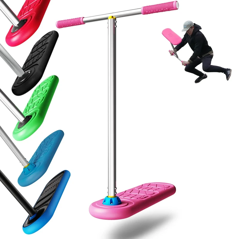 The Indo Trick Scooter - Trampoline Scooter - Pro Scooter for Teens, Kids & Adults - Stunt Ride Indoors & Outdoors for Beginners & Experts - Image 1