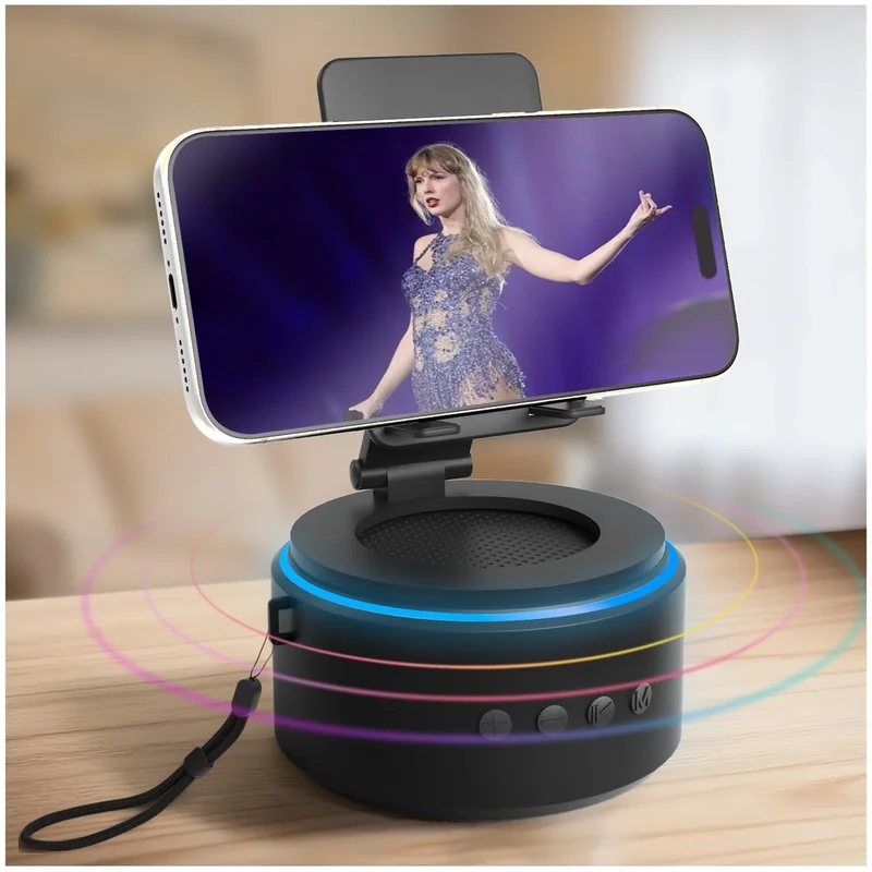 ZAPUVO Bluetooth Speaker with Phone Stand - Perfect Gift for Him