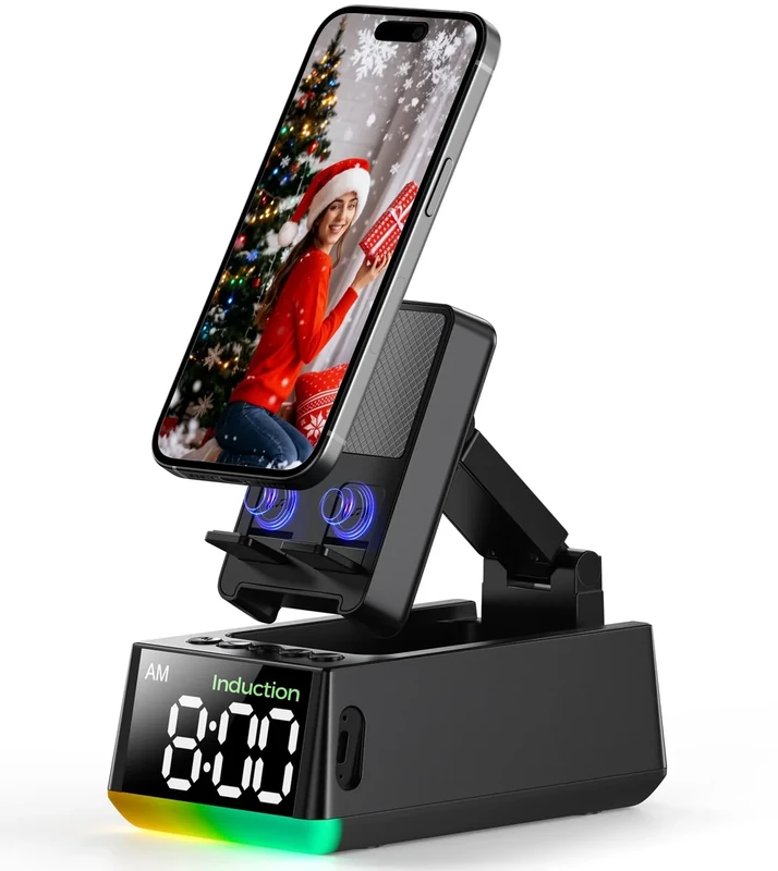 CHIFENCHY White Elephant Bluetooth Speaker - HD Sound, Induction Stand