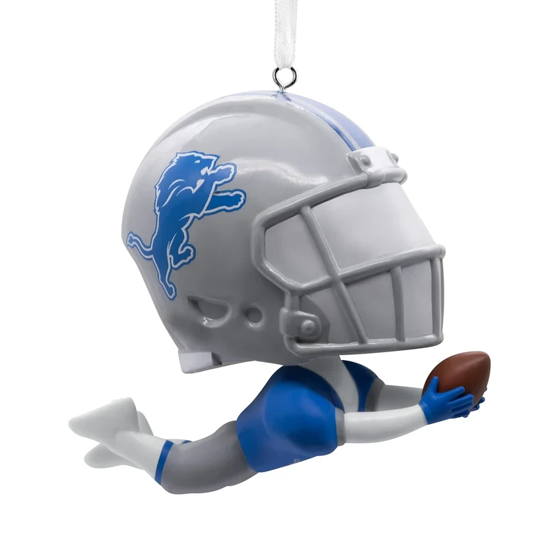 Hallmark NFL Detroit Lions Bouncing Buddy Christmas Ornament