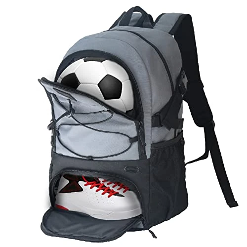 Goloni | Basketball Soccer Backpack Bag - Soccer Backpack & Bags for Basketball, Volleyball & Football Sports, Includes Separate Cleat Shoe and Ball Compartment, fit to & Adult