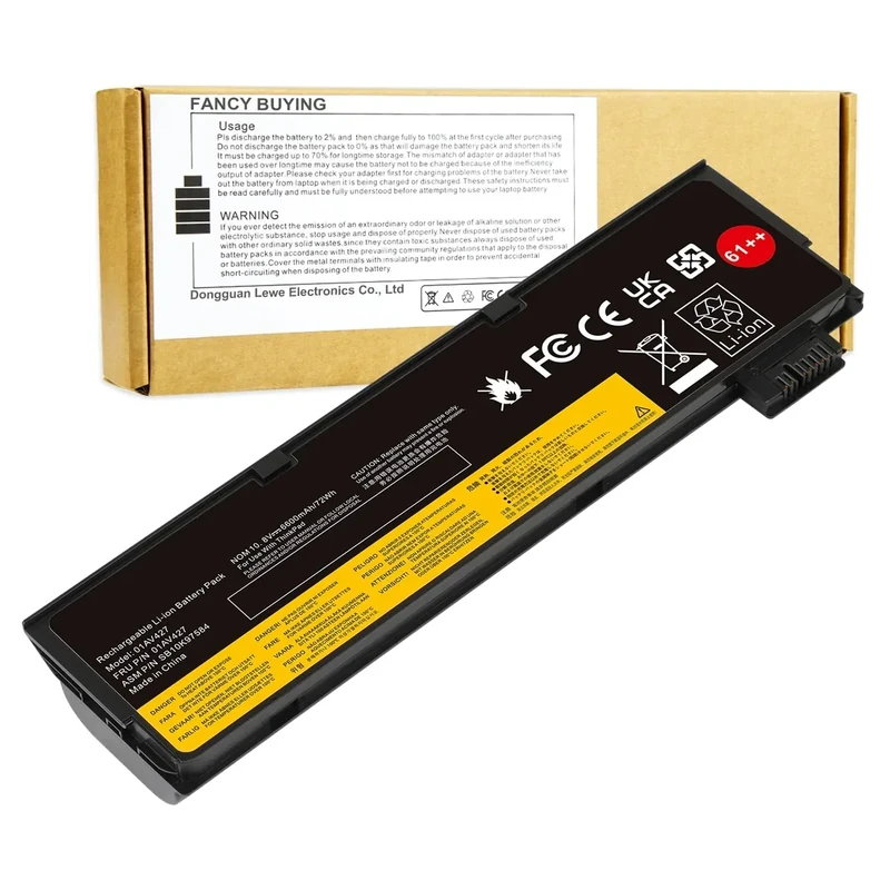 Fancy Buying 72Wh 6-Cell Battery 01AV423 for Lenovo ThinkPad T480