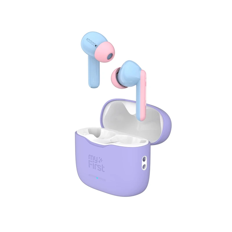 Oaxis myFirst Carebuds Earbuds - 85dB Limit 6h Playtime, USB-C Case