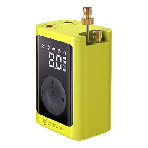 ETENWOLF Electric Ball Pump Inflation & Deflation 2-17PSI, Basketball Pump with Precise Pressure Gauge, Rechargeable Air Pump for Balls, Soccer Ball Air Pump